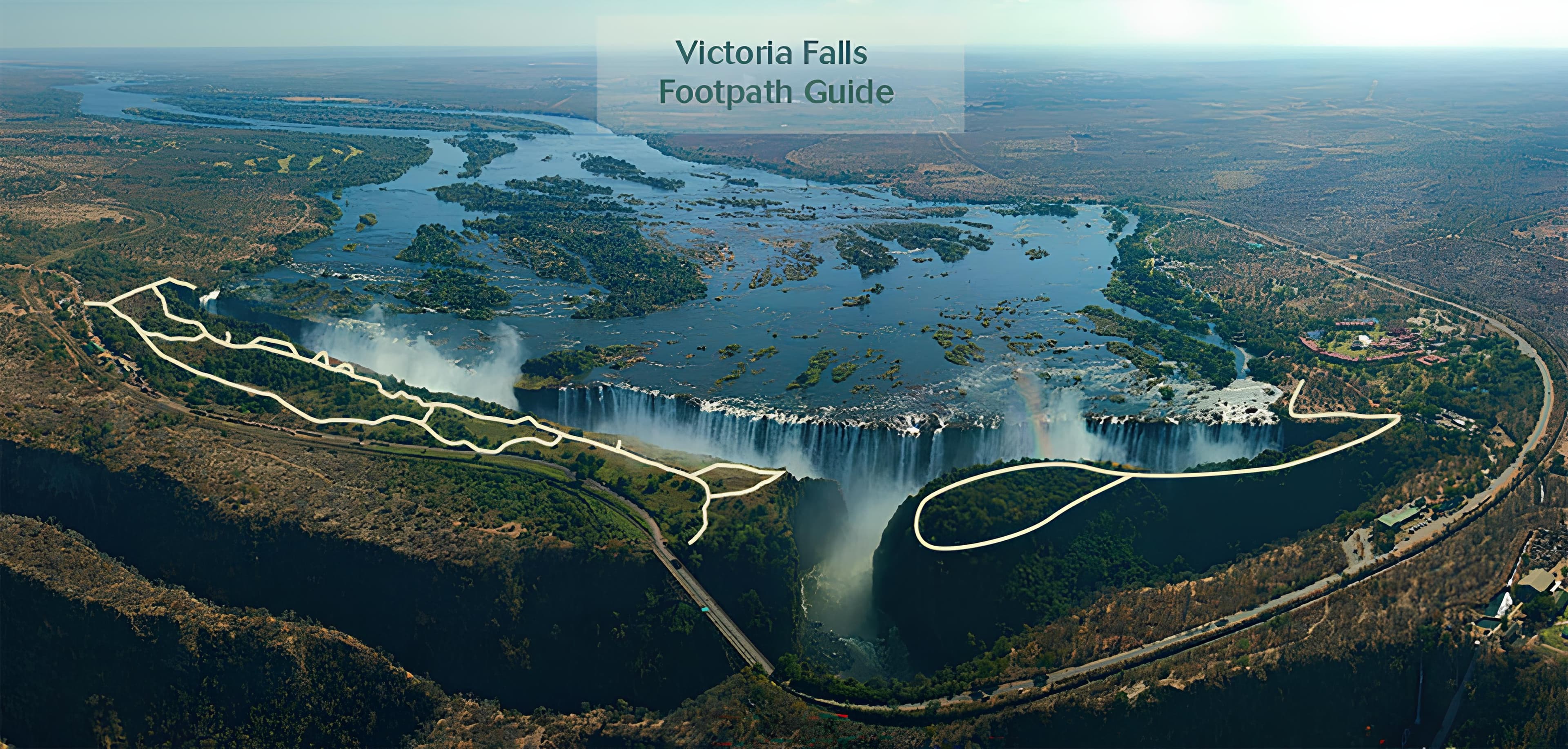 Victoria Falls Footpath Map